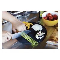 シービージャパン 抗菌TPUまな板 半月 食洗機対応 atomico ブラック 457009 1個（直送品）