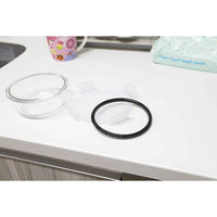 シービージャパン 保存容器 400ml 耐熱ガラス保存容器 3個入 ラウンド 468632 1個（直送品）