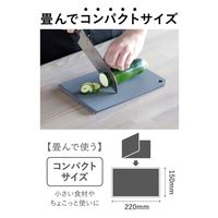 シービージャパン まな板 ワイド 折り畳み atomico 立てて乾かせるまな板 食洗機対応 日本製 436176 1個（直送品）