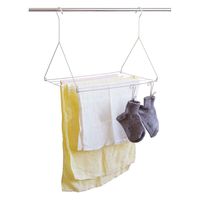 オカトー タオルハンガー ステンレス そのまま引っ掛けるだけバーフックシェルフ Mサイズ 413641 1個（直送品）