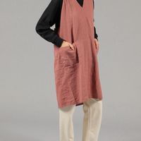 楽すぽっエプロン ピンク studio CLIP