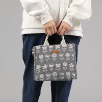 ジャガードランチバッグ グレー studio CLIP