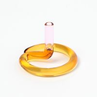 daily CLIP 2トーンインセンスホルダー ピンク×イエロー studio CLIP