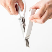 ナカバヤシ シュレッダーハサミ ホワイト NH-S101WH 1セット(10個入)（直送品）