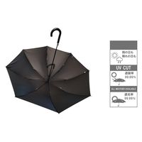 共栄工業 晴雨兼用 ジャンプ傘 70cm 耐風 6本入 グリーン 60108 1箱（直送品）