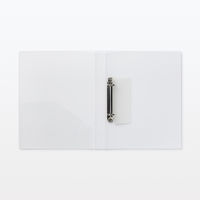 無印良品 ポリプロピレンファイル ２穴 リング式 Ｂ５サイズ用 約縦２７０×横２１１×背幅２９ｍｍ 1セット（1個×2） 良品計画