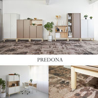 PREDONA(プレドナ)スチール パーソナルロッカー6人用(シリンダー錠)上置き用 幅800×奥行400×高さ1170mm モカブラウン（取寄品）