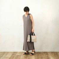 センバドー オッドハンドルトート チャコールグレー/BK 621-9226 1個（直送品）