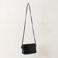 センバドー 合皮シンプル あおりポケットショルダー BK 622-0881 1個（直送品）