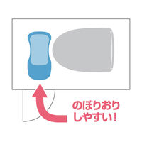 リッチェル トイサポ トイレサポートステップ スリム ホワイト 4945680205740 1個（直送品）