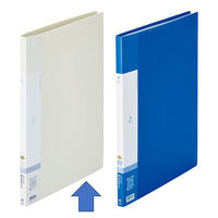 リヒトラブ クリアーファイル サイドベンツ A3 タテ 40ポケット 白 G3405-0 1冊（わけあり品）