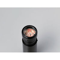 【印面別売】シヤチハタ データーネームEX12号 本体 BK 朱 XGL-12H-OR 1個（わけあり品）