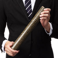 銀鳥産業】ワニ柄丸筒　Ａ3対応サイズ　直径５0ｍｍ×長さ360ｍｍ　１セット（12本）（わけあり品）