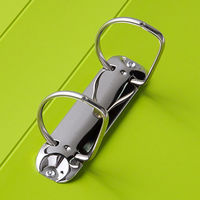 リングファイル　D型2穴　A4タテ　背幅51mm　グリーン　アスクル オリジナル（わけあり品）