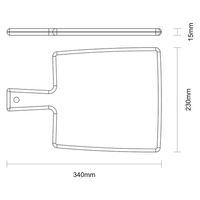 TRAMONTINA カッティングボード エウカリプタス 手付中 13276/292 1枚（直送品）