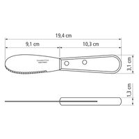 TRAMONTINA バタースプレッダー レッド 21160/173 1本（直送品）