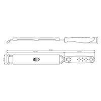 TRAMONTINA ロンググレーター ブラック 25685/100 1本（直送品）