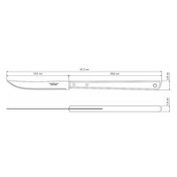 TRAMONTINA ダイナミック カービングナイフ 8インチ 波刃 26440/108 1本（直送品）