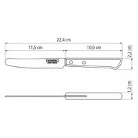 TRAMONTINA マルチナイフ ダーク 29810/198 1本（直送品）