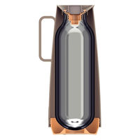 TRAMONTINA サーマルカラフェ 保温ポット 1L ベージュ 61636/108 1個（直送品）