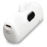 エアージェイ 直挿し横型5000mAモバイルバッテリーPD20W(Type-C) MB-T5000PD2 WH 1台（直送品）