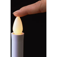 旭電機化成 安心のろうそく(中)(2本入電池無) ろうそく型LEDライト ARO-4201N 1式(2本入)（直送品）