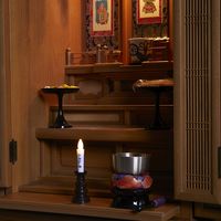 旭電機化成 燭台付安心の絵ろうそく(小) ろうそく型LEDライト ARO-4210N DB 1個（直送品）