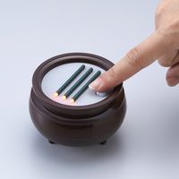 旭電機化成 自動消灯付 横置きの安心のお線香(中) ブラウン 線香型ライト ASE-4214DB 1個（直送品）