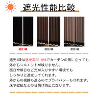 フォレストリンク 防炎遮光1級 カーテン 1000×2300mm ホワイト cu1108wh-100-230-2 1セット(2枚入)（直送品）