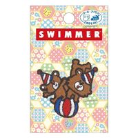 パイオニア SWIMMER ワッペン シール・アイロン接着 縦約41mmx幅約43mm AIP400-AIP06 1セット(3袋)（直送品）