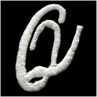 パイオニア アルファベット 花文字ワッペン (N) E81-08044 1セット(3袋)（直送品）