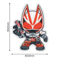 「仮面ライダーシリーズ」 仮面ライダーギーツ 令和仮面ライダー シール・アイロン両用ワッペン(1個付き) IM380-IM23（直送品）