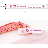 パイオニア サンリオ スナップネーム 約長さ150mm×幅16mm 3枚入り マイメロディ KS-KS02 KS02 1セット(3袋)（直送品）