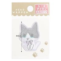 パイオニア シールワッペン「ネコ」 R343-34302 1セット(3袋)（直送品）