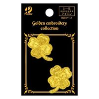 【Golden embroidery collection】ワッペン シール・アイロン両用タイプ (クローバー) RC350-25059（直送品）