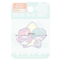パイオニア ワッペン サンリオ「ツインスターズ」シールワッペン WA-WA03 1セット(3袋)（直送品）