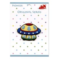 パイオニア パイオニアオリジナルシリーズ アイロン接着ワッペン 「UFO」 WB354-23024 1セット(3袋)（直送品）