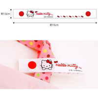 パイオニア サンリオ スナップネーム 約長さ150mm×幅16mm 3枚入り ハローキティ KS-KS01 KS01 1セット(3袋)（直送品）