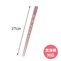 【アウトレット】貝印 菜箸 27cm ヘラ付き オールドラズベリー 000DH6302 1個