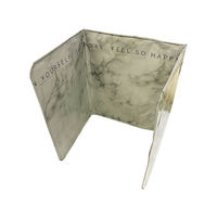 レンジガード クックガード アルミ 三つ折り 76×32cm 大理石 油跳ね防止 1セット（1パック（1枚入）×10）まるき