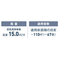 ダイキン工業 UVパワフルストリーマ空気清浄機 ACBF15Z-S 1台