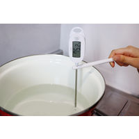 ドリテック クッキング温度計「パンテ」 ホワイト Oー904RWT 1個