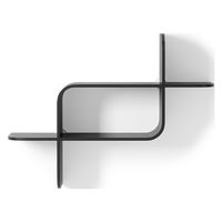 アントレックス Umbra モンタージュ シェルフ 幅640×奥行160×高さ480mm ブラック 21017571040 1個（直送品）