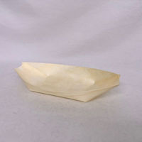 まるわ 木舟皿 8寸 アスペン材 W-386 4903673616188 1セット(1個(10枚入)×1000)（直送品）