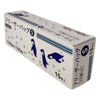 まるわ フリーザーバッグ S ペンギン箱 MH-617 4903673616218 1セット(1箱(15枚入)×100)（直送品）