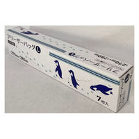 まるわ フリーザーバッグ L ペンギン箱 MH-619 4903673616232 1セット(1箱(7枚入)×100)（直送品）