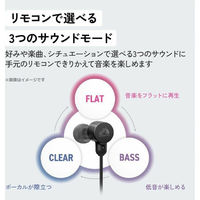 JVCケンウッド ハイレゾ対応USB Type-Cイヤホン HA-FR29UC HA-FR29UC-P 1個（直送品）