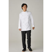 住商モンブラン コックコート 男女兼用 長袖 白 8L MOCー10 1枚（直送品）