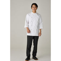 住商モンブラン コックコート 男女兼用 7分袖 白 7L MOCー7 1枚（直送品）