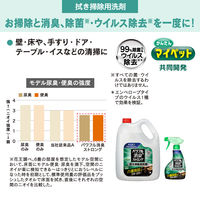パワフル消臭ストロング 拭き掃除用洗剤 業務用詰め替え　4.5L 1個 花王